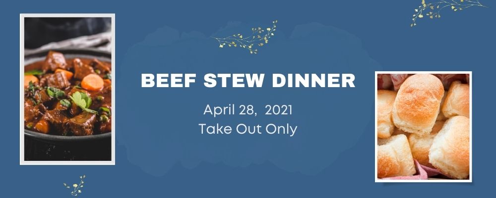 Beef Stew Dinner promotional graphic