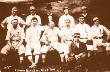 The Livonia baseball team, 1908